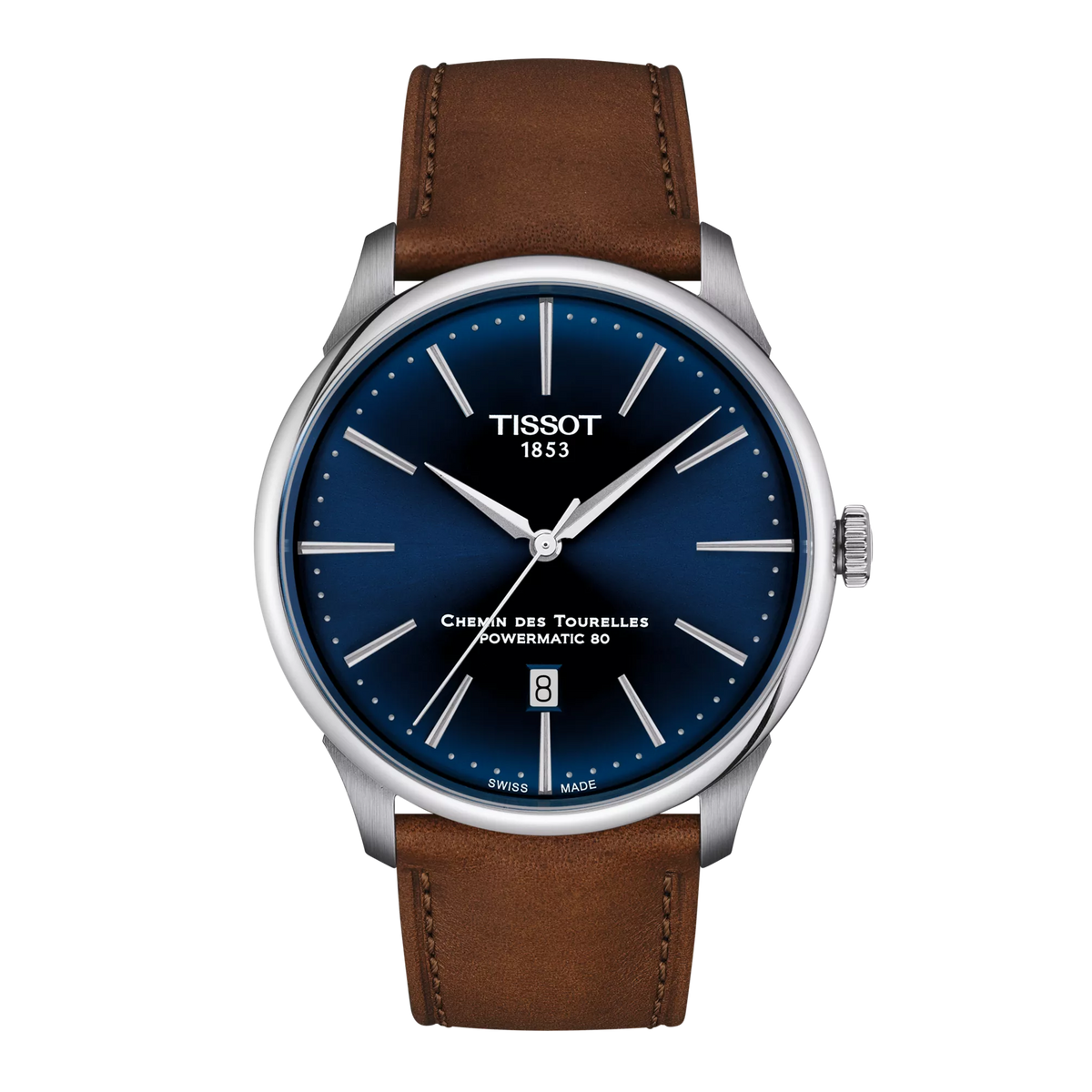 Tissot Chemin des Tourelles Powermatic 80 42mm Men's Blue Dial Watch T139.407.16.041.00