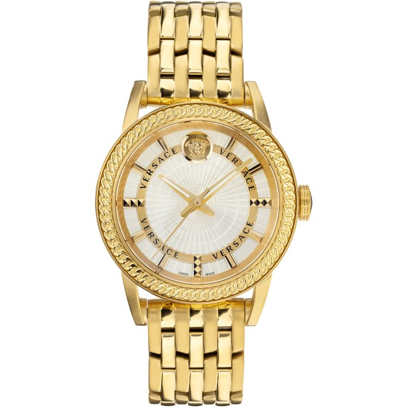 Versace Code Quartz Silver Dial Men's Watch VEPO00420 - Available at Fargo Time