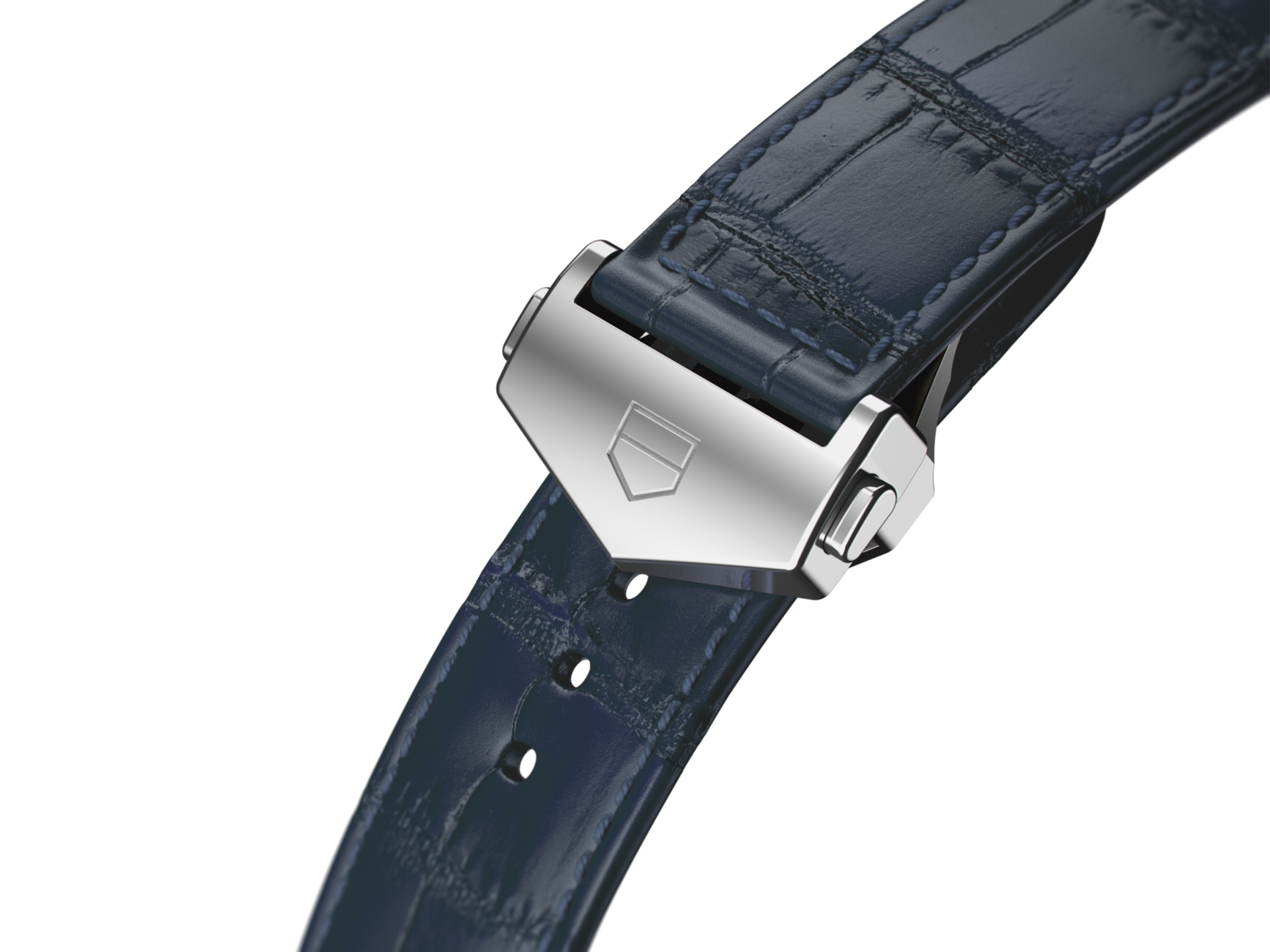 Tag Heuer Carrera Automatic Blue Alligator Strap Men's Watch WAR201E.FC6292