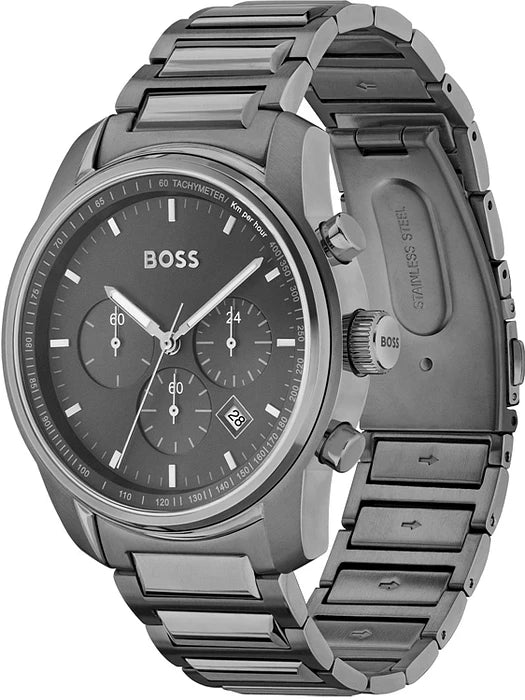 Hugo boss chronograph watch black online