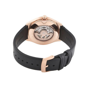 Emporio Armani AR60004 Rose Gold Skeleton 44mm Mens Watch | FargoTime