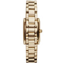 Emporio Armani AR0360 Square Silver Dial Gold 20mm Womens Watch