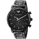Emporio Armani AR11045 Luigi XL Black Dial 46 mm Mens Watch
