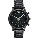 Emporio Armani AR11045 Luigi XL Black Dial 46 mm Mens Watch