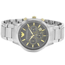 Emporio Armani AR11047 Renato Grey Dial Stainless Steel 43 mm Mens Watch