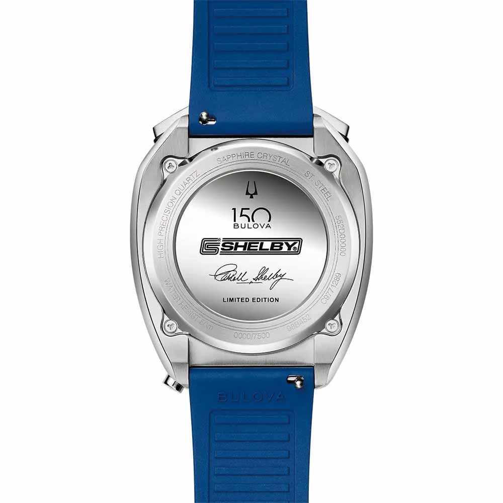 Bulova Shelby Racer 43mm Precisionist Blue Dial Men's Watch 98B452