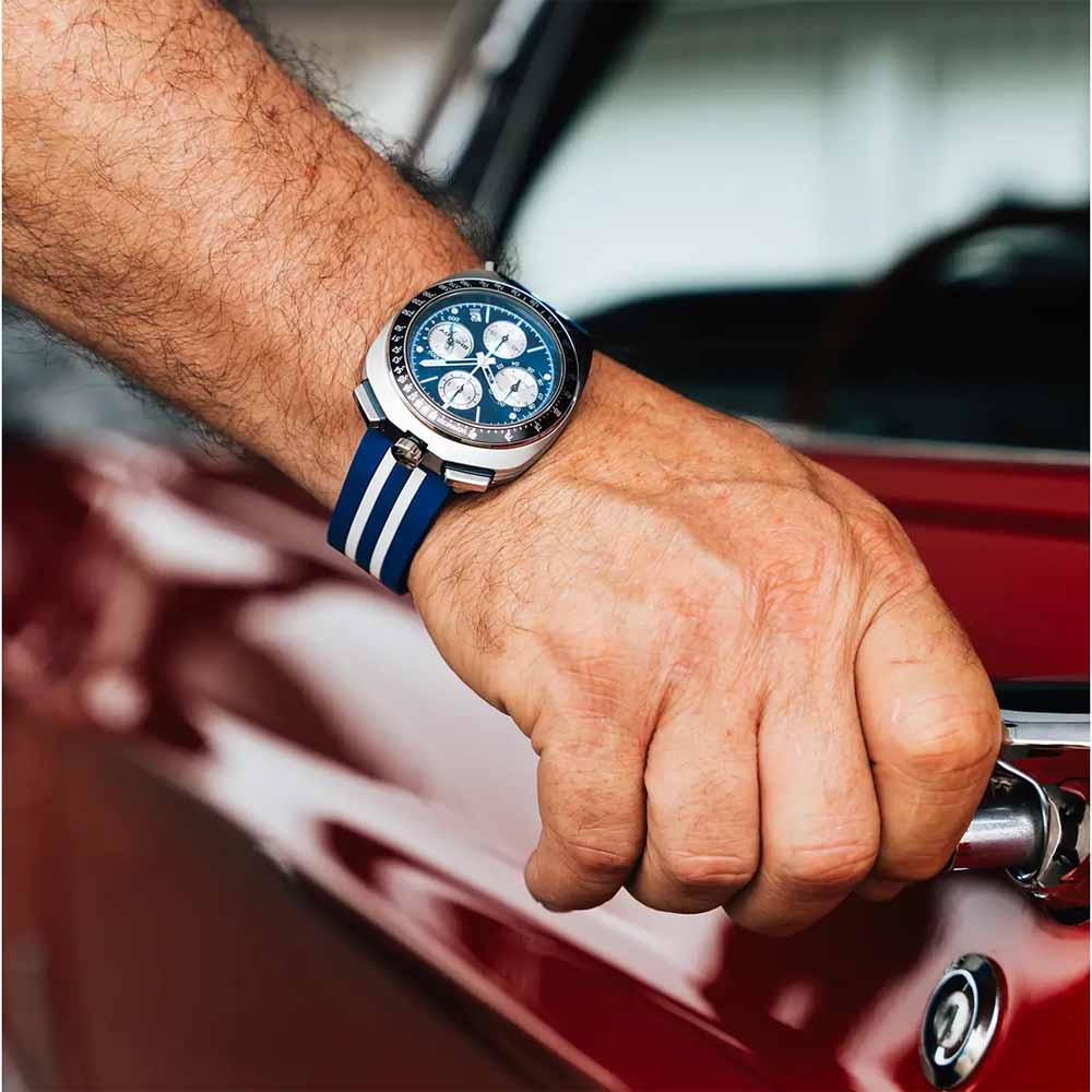 Bulova Shelby Racer 43mm Precisionist Blue Dial Men's Watch 98B452