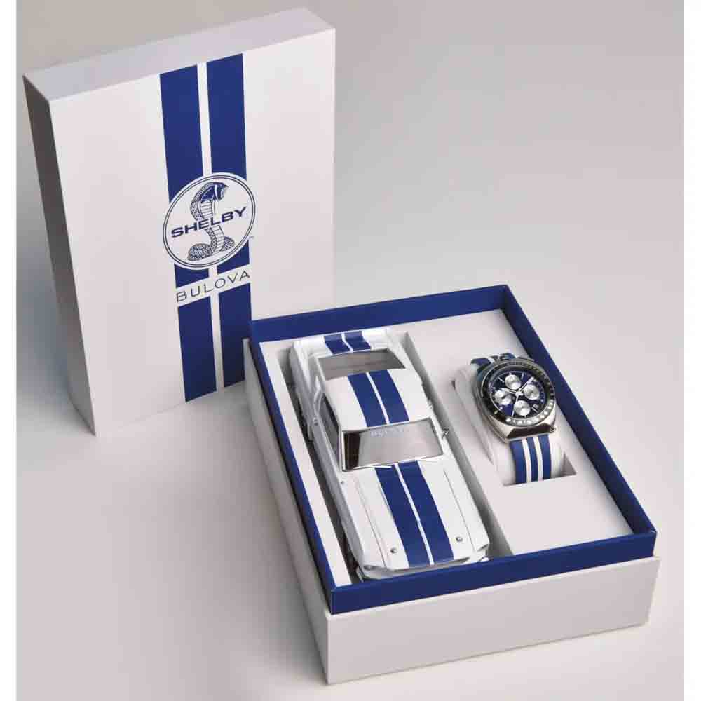 Bulova Shelby Racer 43mm Precisionist Blue Dial Men's Watch 98B452
