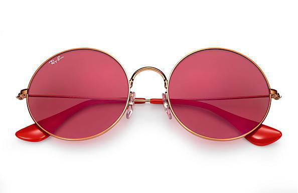 Ray-Ban Ja-jo Red Mirror Lenses & Bronze Copper Frames Ladies' Sunglasses RB3592 9035/C8 55-20