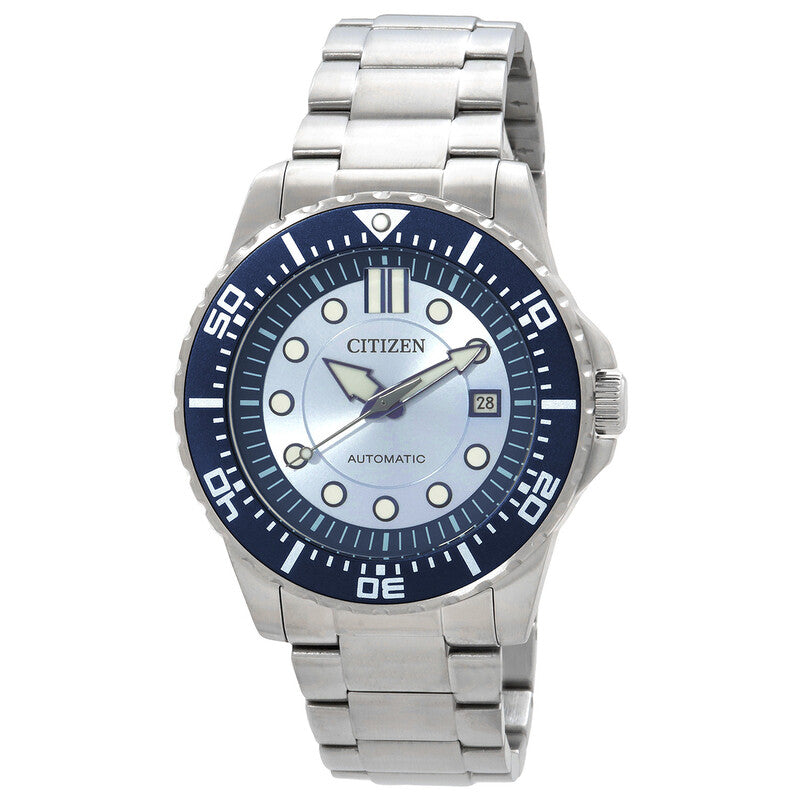 Citizen 43mm Automatic Blue Dial Men's Watch NJ0178-81M
