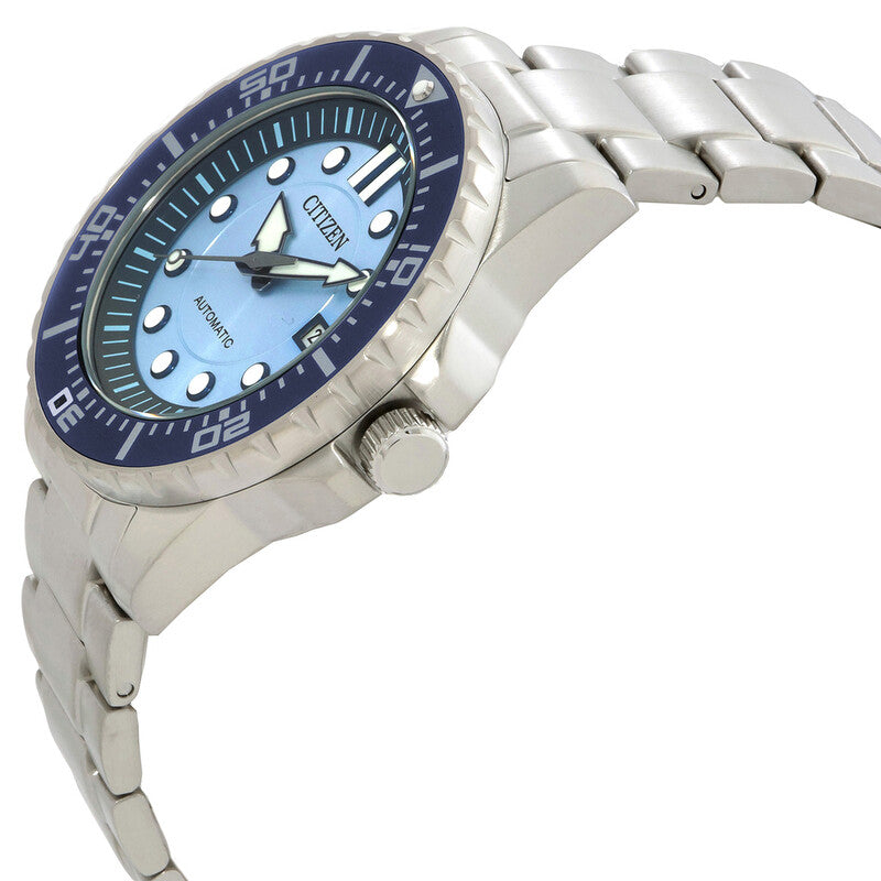Citizen 43mm Automatic Blue Dial Men's Watch NJ0178-81M