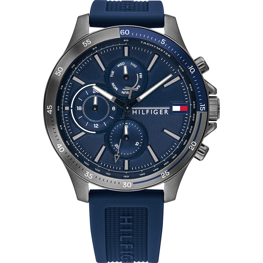 Tommy Hilfiger Bank 1791721 – 46mm Quartz Chronograph Men’s Watch