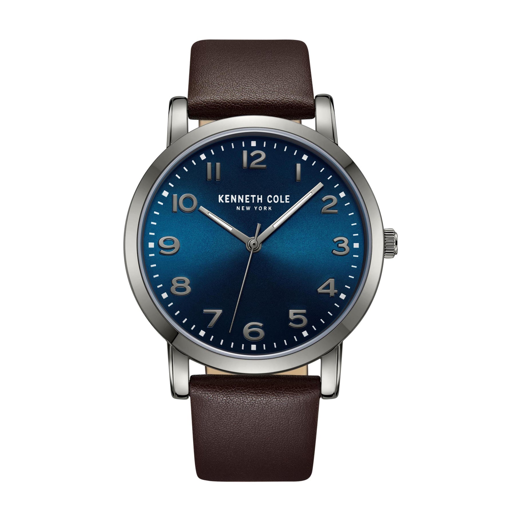 Kenneth Cole New York Men's 43 mm Leather Battery Watch