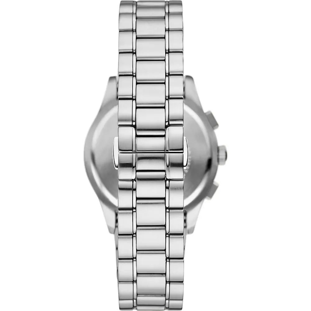 Emporio Armani AR11528 Men’s Watch – 43mm Silver Stainless Steel, Blue Dial, Quartz Movement