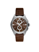 Emporio Armani Chronograph AR11482 43 mm Brown Dial Mens Watch