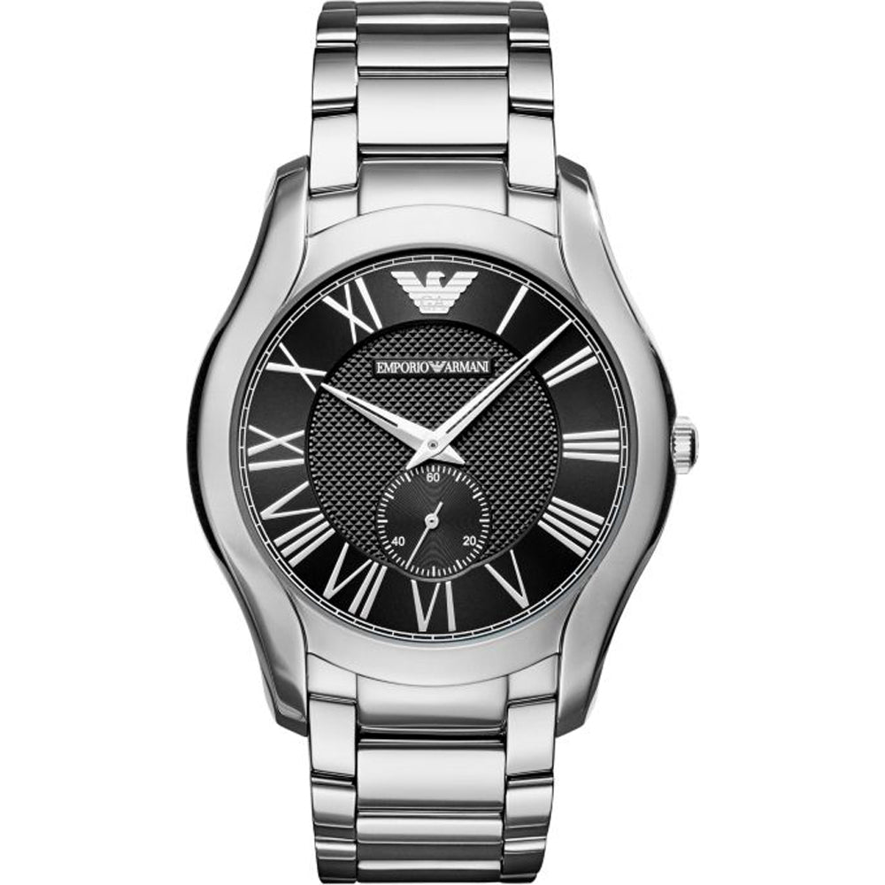 Emporio Armani Men’s Watch AR11086 – Black Dial, Silver Stainless Steel, Quartz, 43mm, 3 ATM