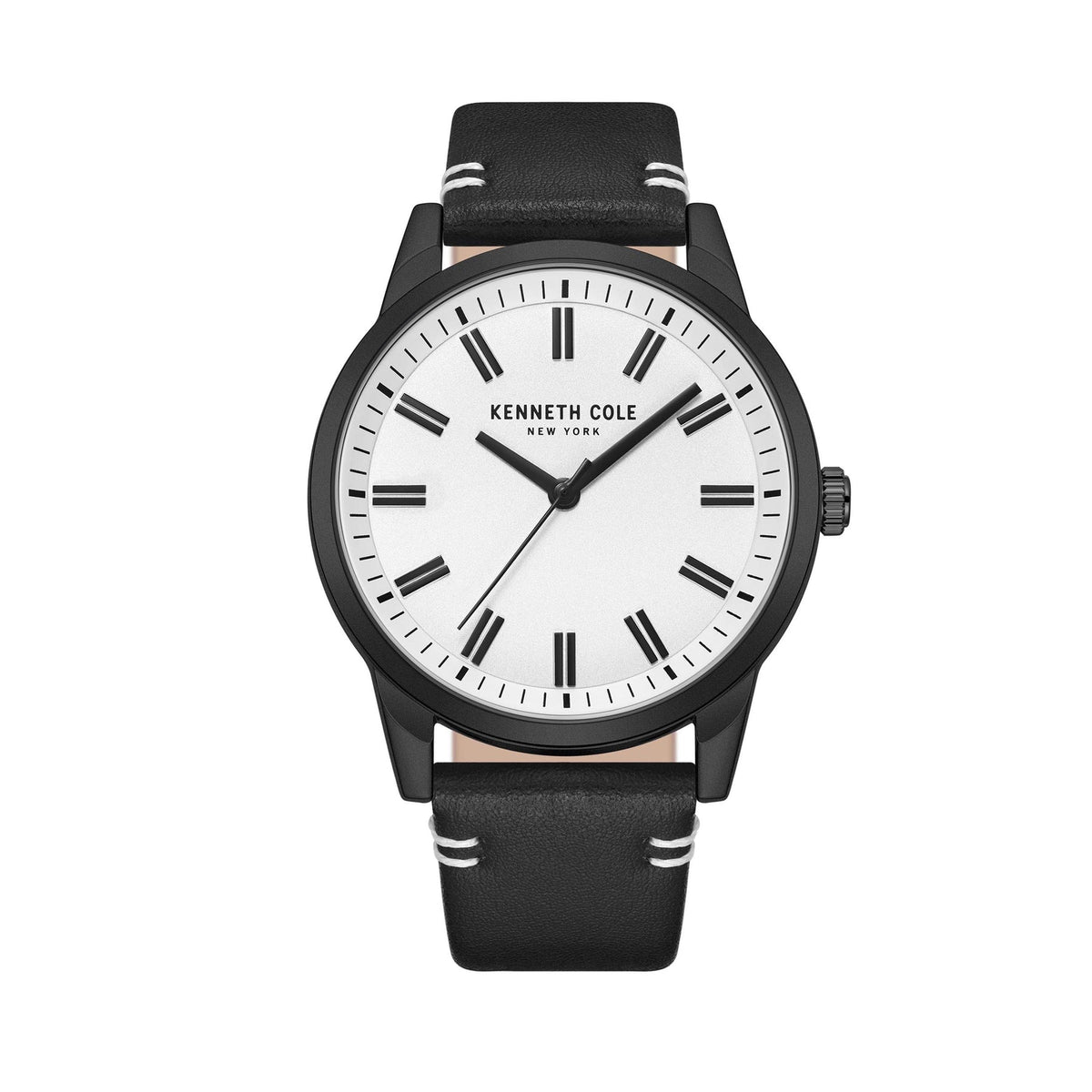 Kenneth Cole New York 45 mm Men's Leather Battery Watch
