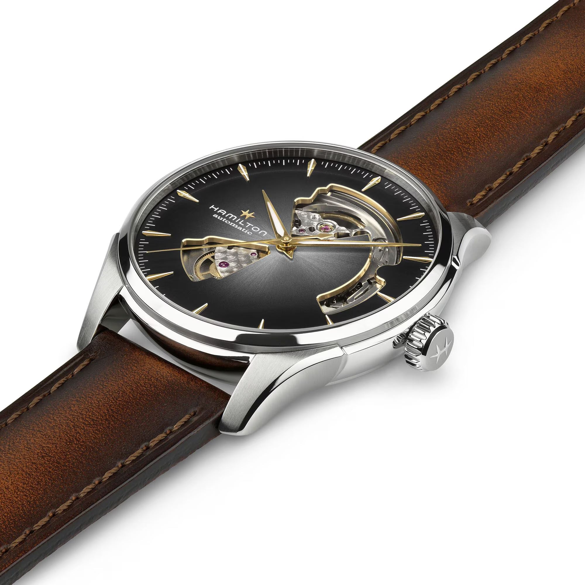 Hamilton Jazzmaster Open Heart Watch H32675581