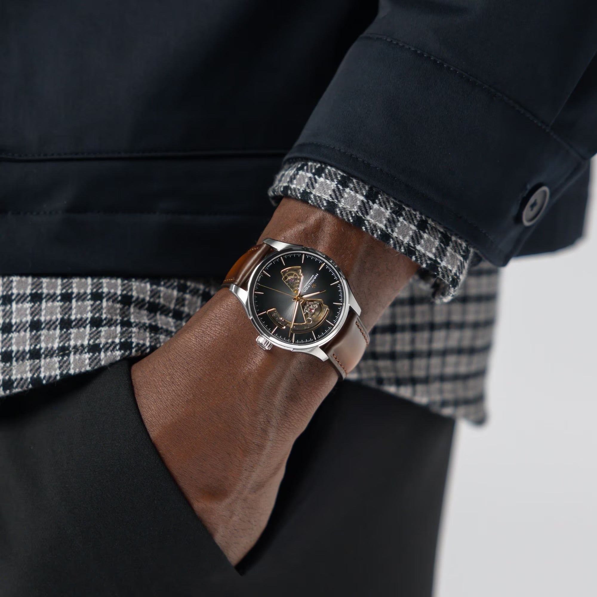 Hamilton Jazzmaster Open Heart Watch H32675501