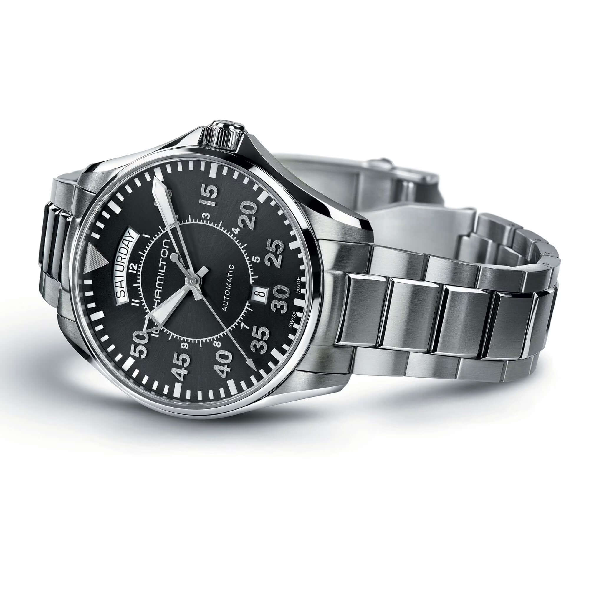 Hamilton Khaki Aviation Pilot Day Date Watch H64615135