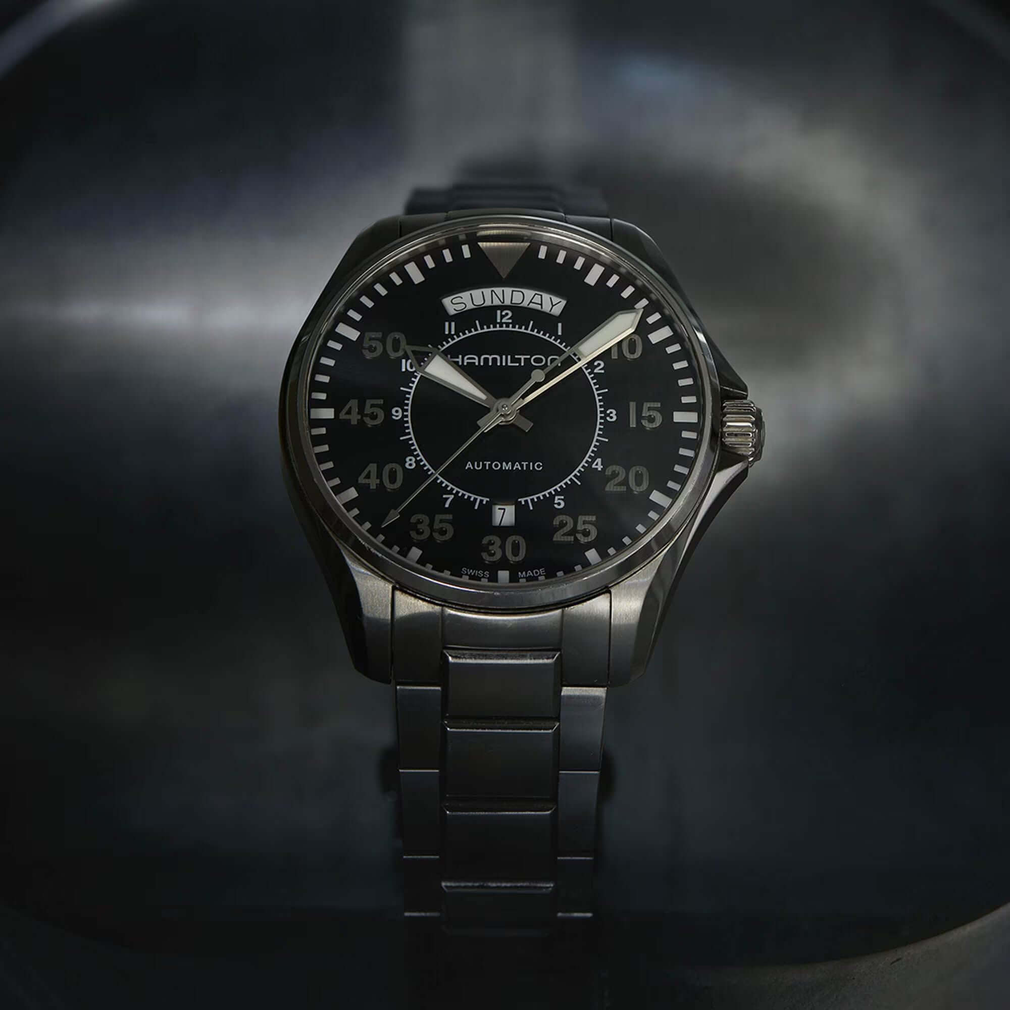 Hamilton Khaki Aviation Pilot Day Date Watch H64615135