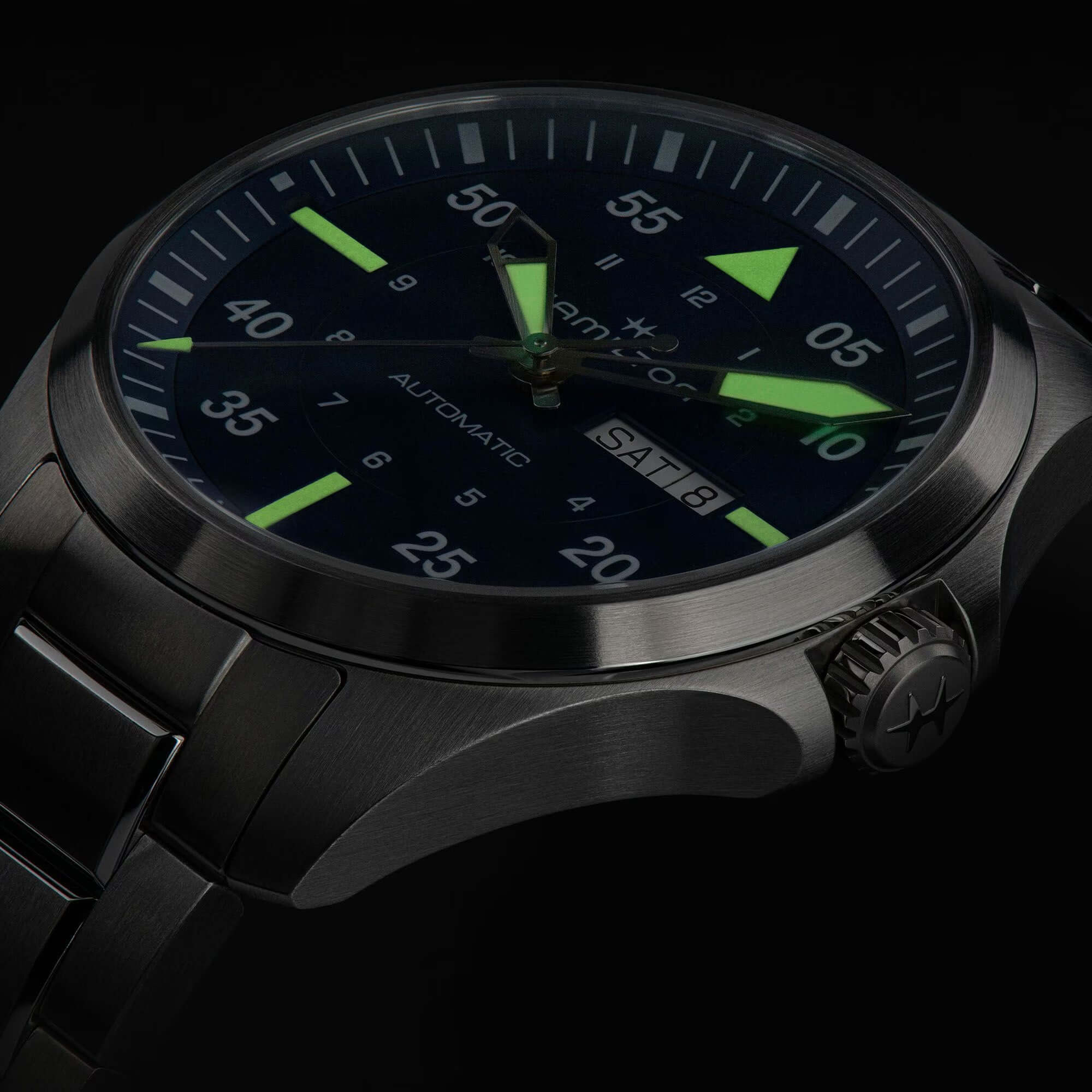 Hamilton Khaki Aviation Pilot Day Date H64635140