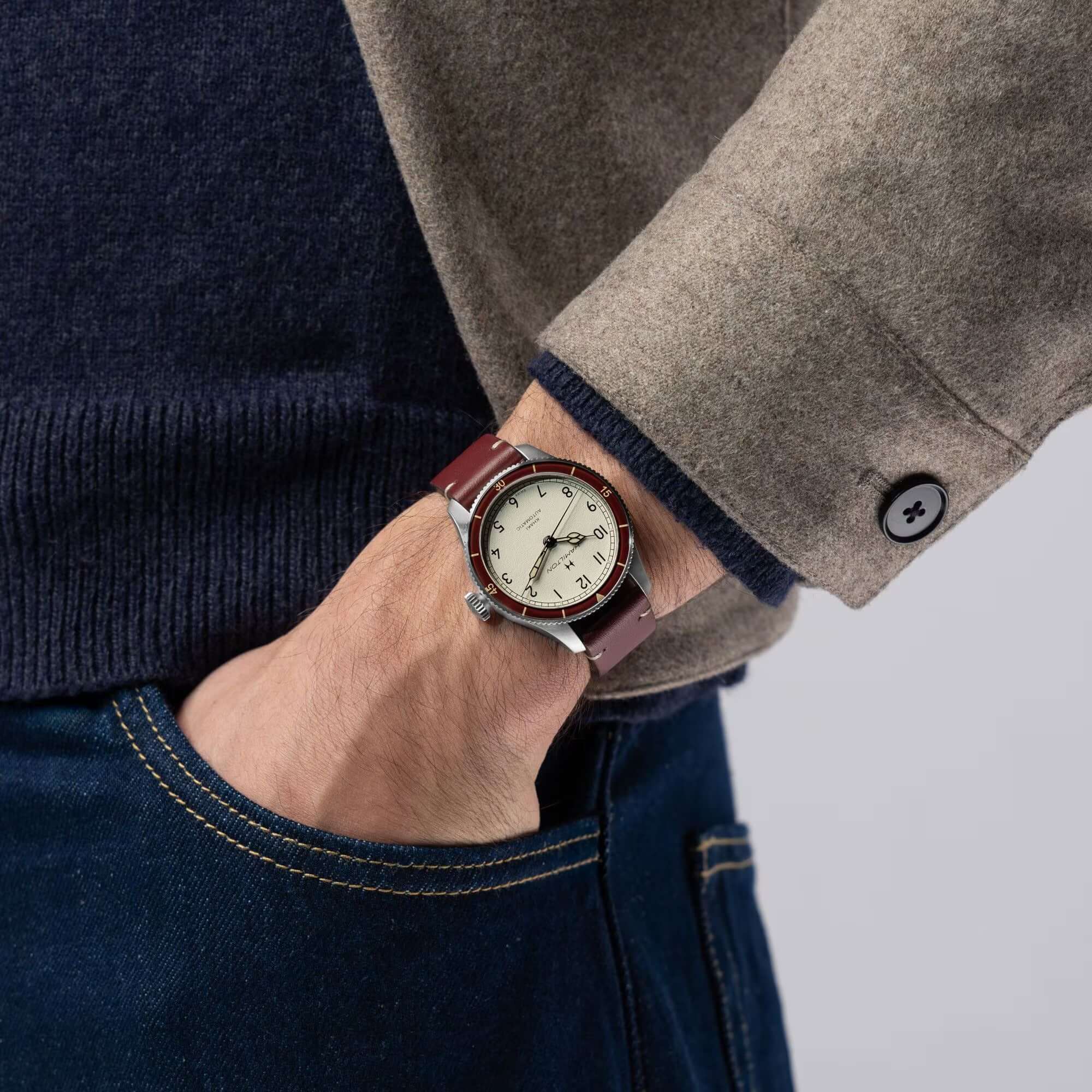 Hamilton Khaki Aviation Pilot Pioneer 38mm Automatic Watch H76265810