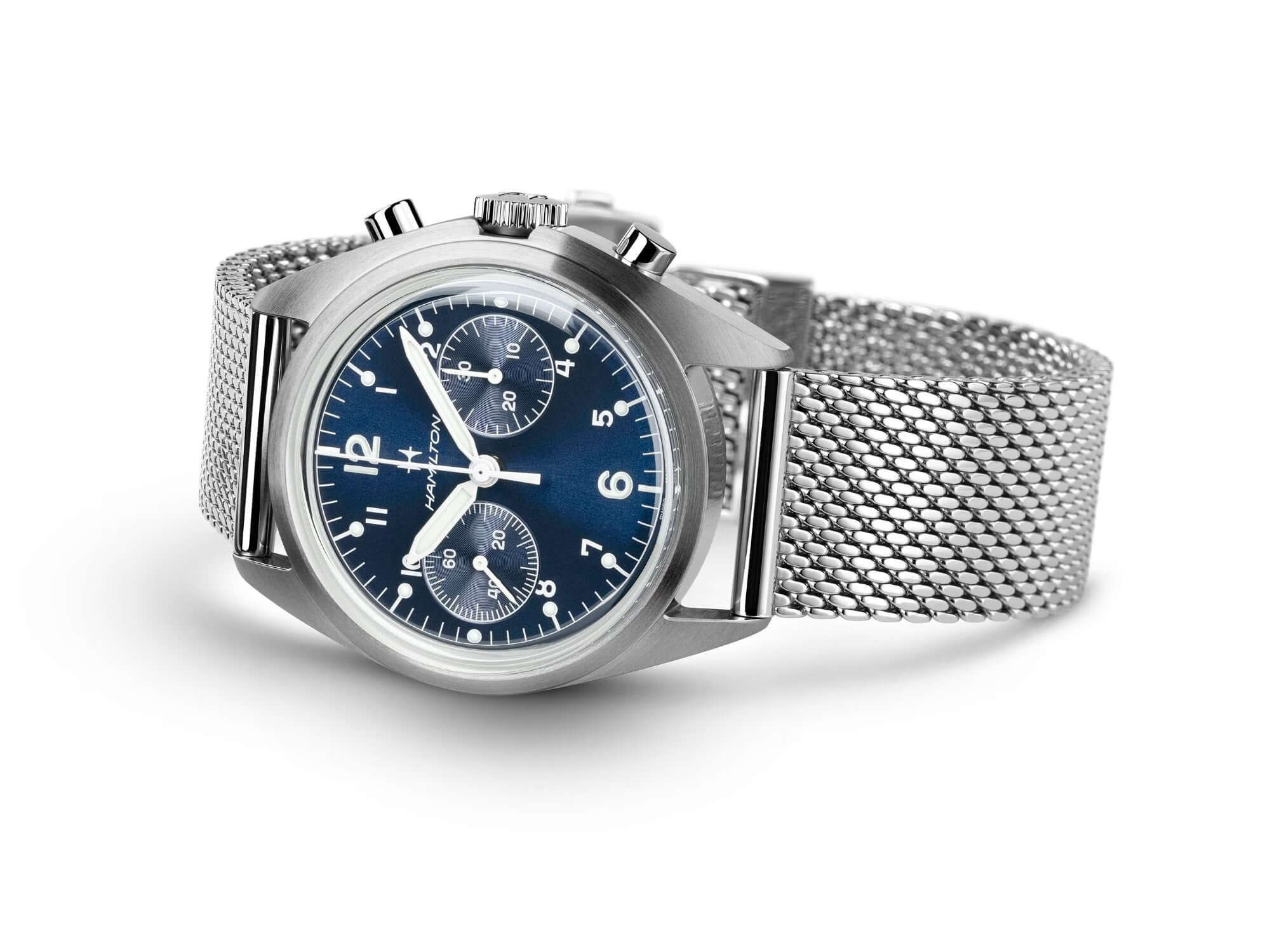 Hamilton Khaki Aviation Pilot Pioneer Chrono Mechanical Watch H76409140