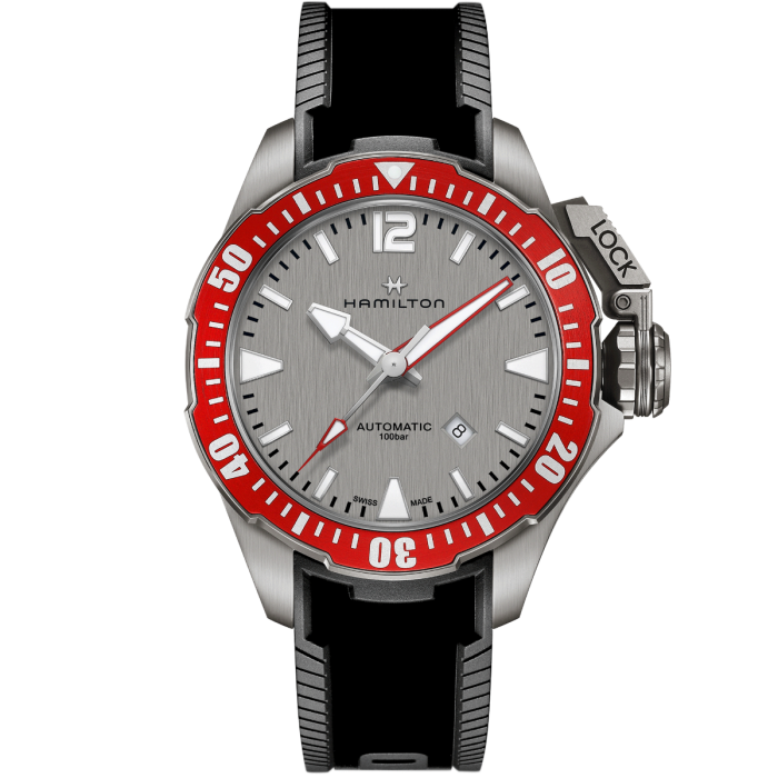 Hamilton Khaki Navy Frogman 46 mm Titanium Automatic Men's H77805380