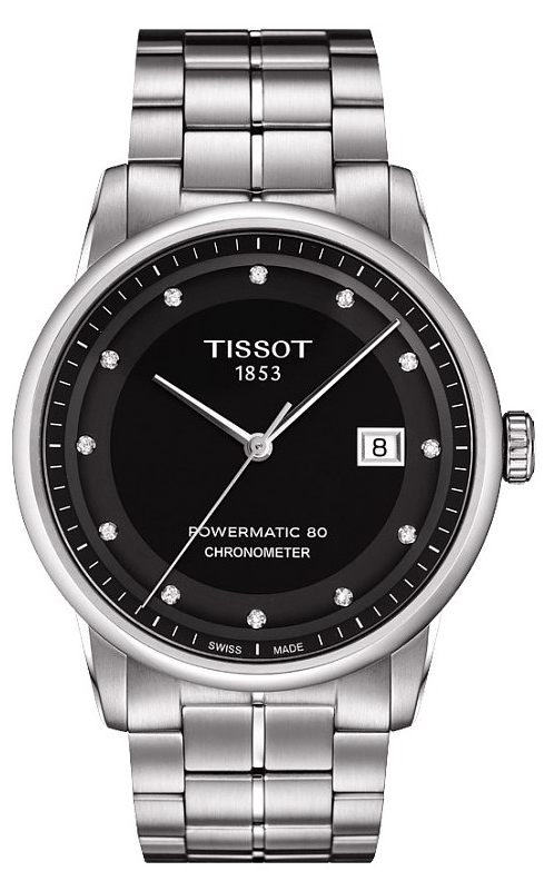Tissot Luxury Powermatic 80 Diamond Markers 41 mm Men's Watch