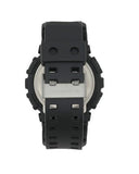 Casio G-Shock GA100MB-1A Watch | X-Large Matte Black, Red Accents, Analog-Digital, 200M Water Resistant