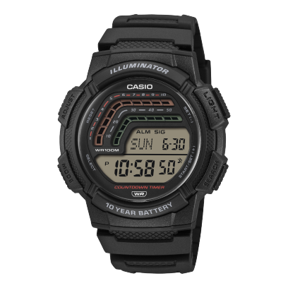 Casio Sports Timer Digital Watch WS-1800-1AV