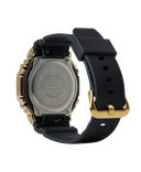 Casio G-Shock GM2100G-1A9 Watch | Gold Ion-Plated Metal Bezel, Black &amp; Gold, 200M Water Resistant