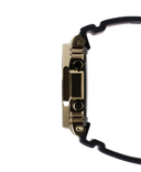 Casio G-Shock GM2100G-1A9 Watch | Gold Ion-Plated Metal Bezel, Black &amp; Gold, 200M Water Resistant
