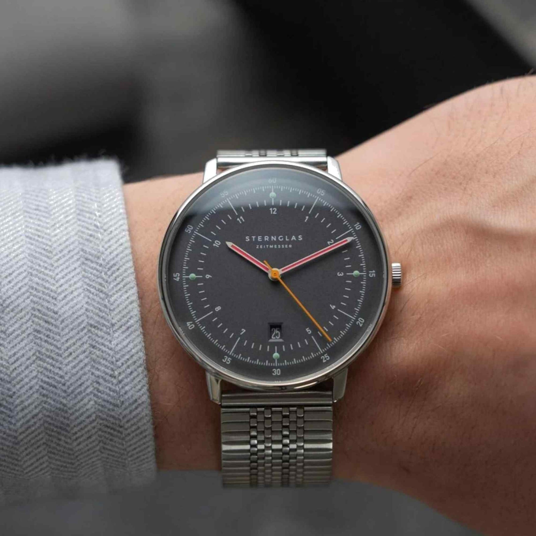 Sternglas Hamburg 42mm Ronda 715 Quartz Men's Watch