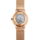 Sternglas NAOS XS 33mm Automatic Watch S02-ND13-MI09, White Dial, Sapphire Crystal, Rosegold Milanese Strap, 5 ATM Water Resistant