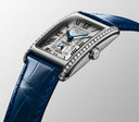 Longines Dolce Vita Quartz Diamond Silver Dial Ladies Watch L5.255.0.71.7