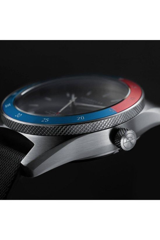 Sternglas Marus Sport 42mm Watch S02-MAS11-SP01, Anthracite Silver Dial, Sapphire Crystal, Sport Grey Strap, 20 ATM Water Resistant