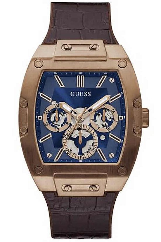 Guess Brown Coffee Multi-function Men's 43 Men's Watch GW0202G2