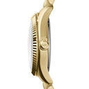 Michael Kors Lexington Mini MK3270 Ladies Watch – 26mm Gold-Tone Stainless Steel, Pink Dial, Quartz Movement, Mineral Crystal, Water Resistant