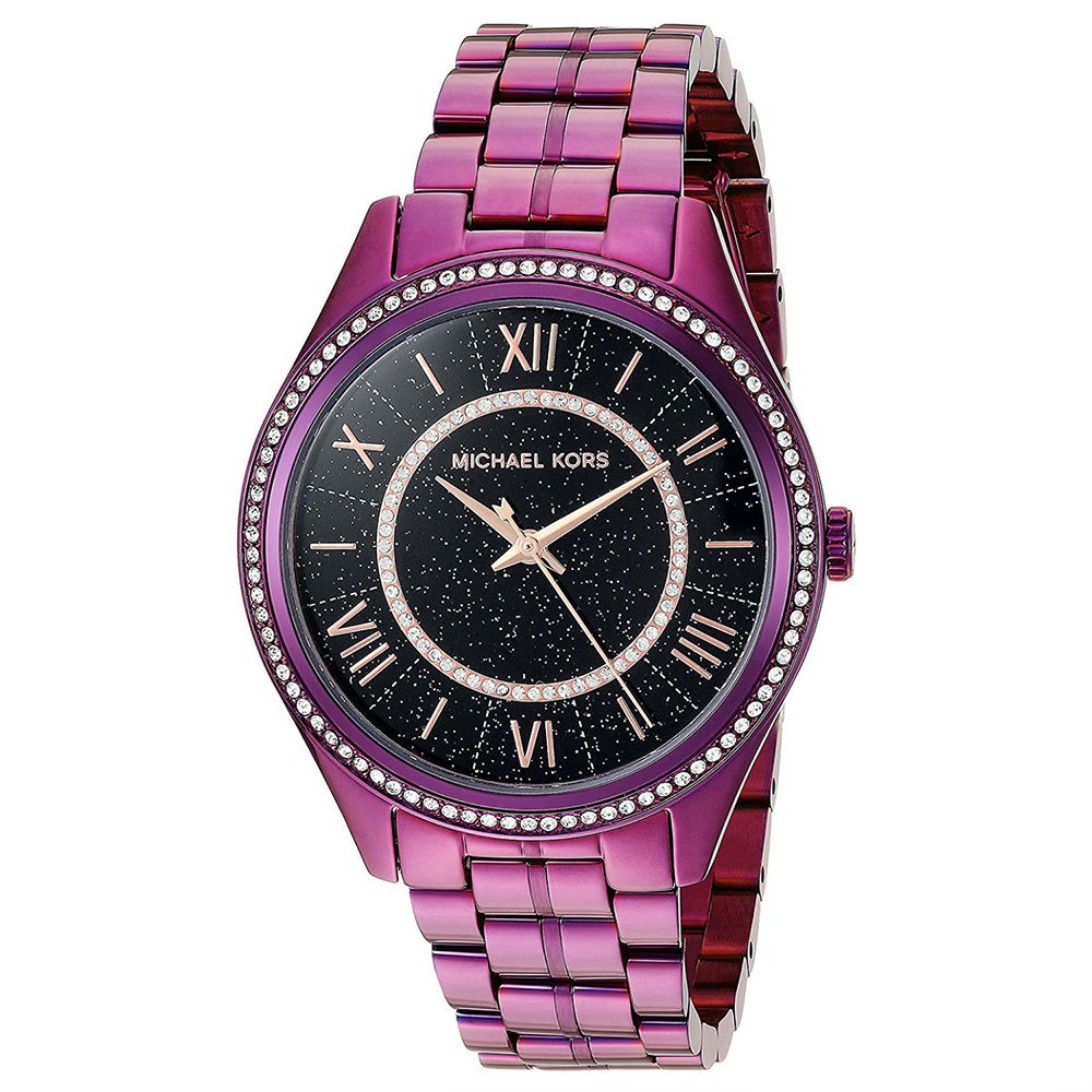 Michael Kors Lauryn Quartz Crystal Black Dial Ladies Watch