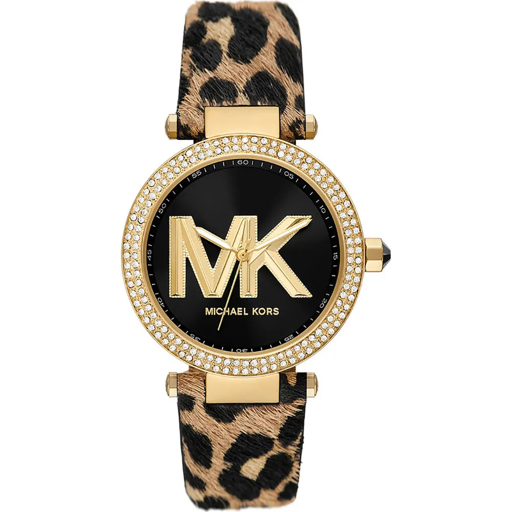 Michael Kors Parker Crystal Black Dial Quartz 39mm Ladies Watch | MK4723