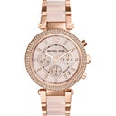 Michael Kors Parker Rose Gold Chronograph Quartz 39mm Ladies Watch | MK5896