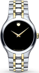 Movado 0606958 Two‑Tone Black Dial 39 mm Men's Watch