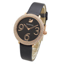 Swarovski Crystal Frost 35 mm Ladies Quartz Watch