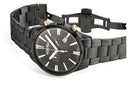 Roamer Superior Chrono 44 mm Men's Watch – Gunmetal Case, Black Dial, Stainless Steel Bracelet, Swiss Quartz Movement