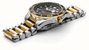 Roamer Rockshell Mark III Scuba 44 mm Men's Watch – Black Dial, Bicolor Stainless Steel Bracelet, Swiss Quartz Movement