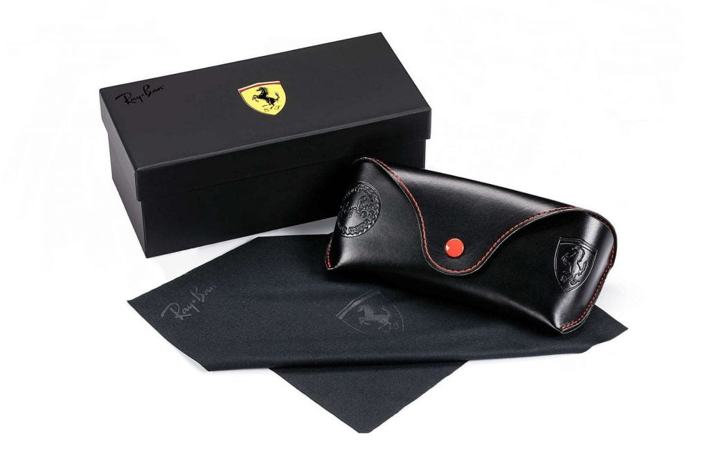 Ray-Ban Scuderia Ferrari Polished Gunmetal Frames & Grey Lenses Unisex Sunglasses RB8313M F00171 61-13