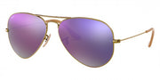 Ray-Ban Aviator Large Metal Demiglos Brushed Bronze Unisex Sunglasses  RB3025 167/4K 58