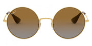 Ray-Ban Ja-Jo Unisex Sunglasses in Gold Frames & Brown/Grey Lenses RB3592 001/T5 55-20
